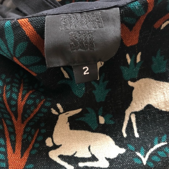 RARE Anna Sui | deer print dress - Picture 7 of 8